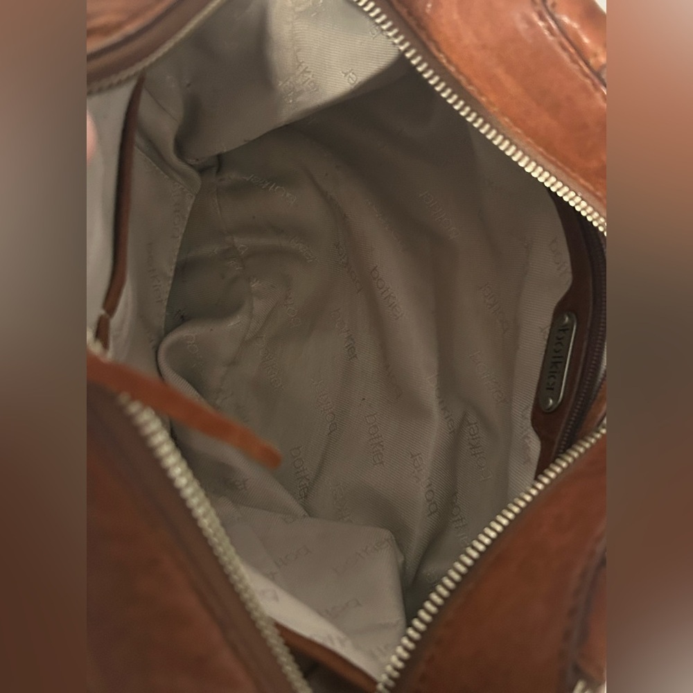 Botkier Brown Leather Satchel Structured hobo Handbag Everyday bag - Picture 14 of 14